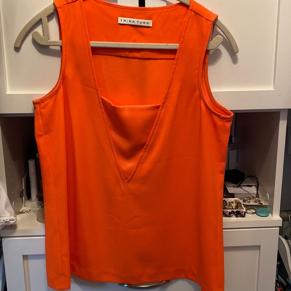 Trina Turk tank orange